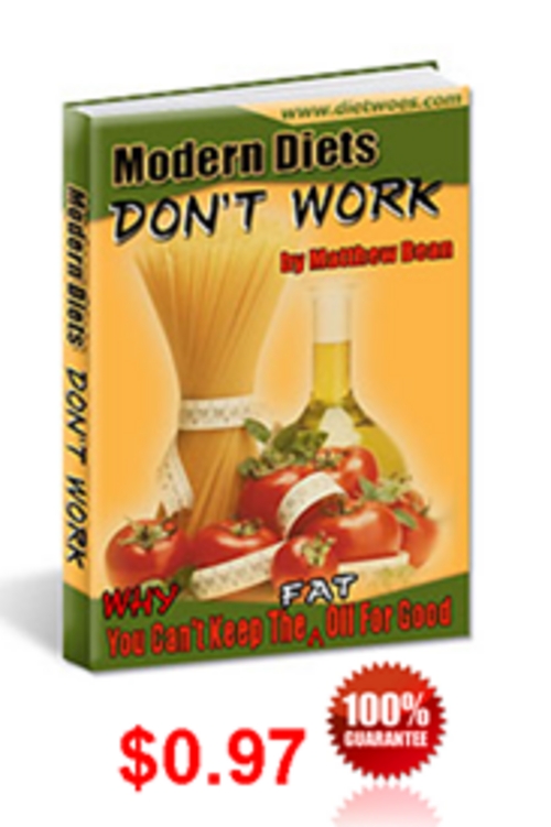 Product picture Modern Diets Dont Work