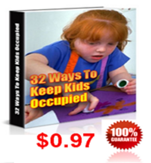 Product picture 32 Ways To Keep Kids Occupied